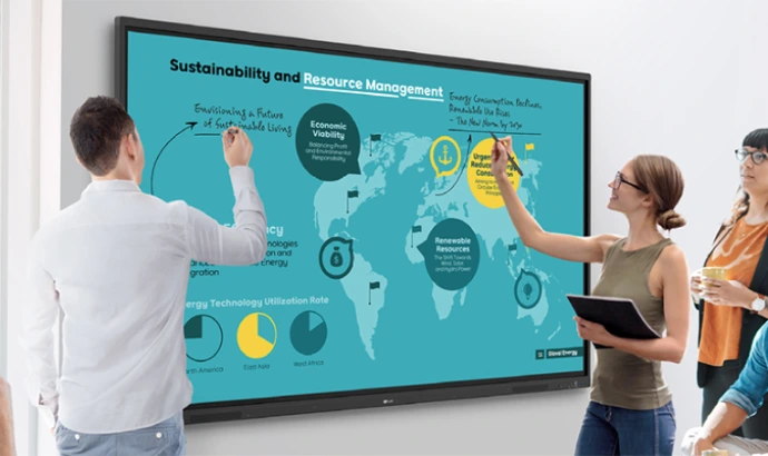 lg interactive display uae