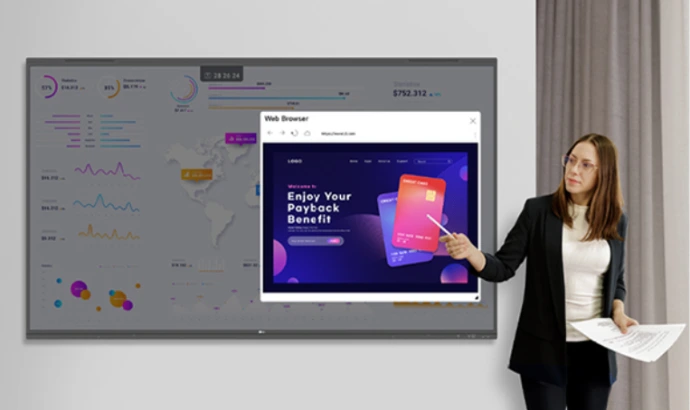 lg interactive display uae